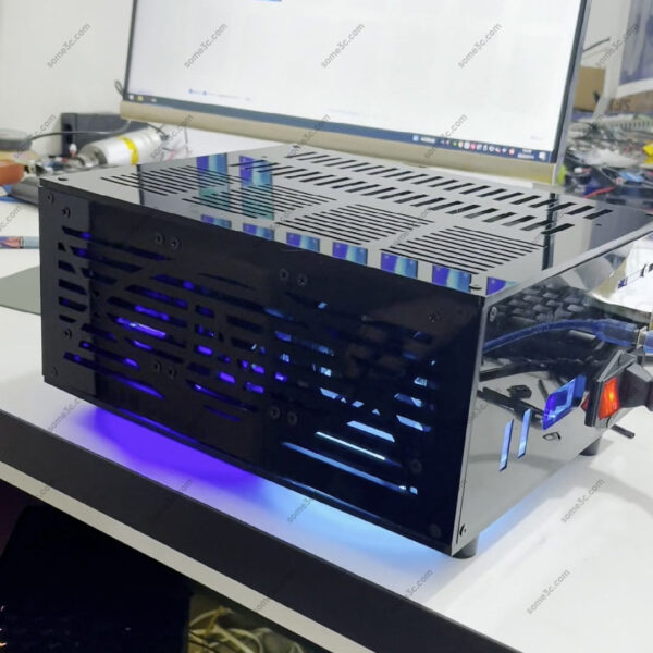 Acrylic RGB 20 Mobile phone Chassis farm SmartPhone Group Control Box Motherboard USB Connection Farming Accessories - Image 8