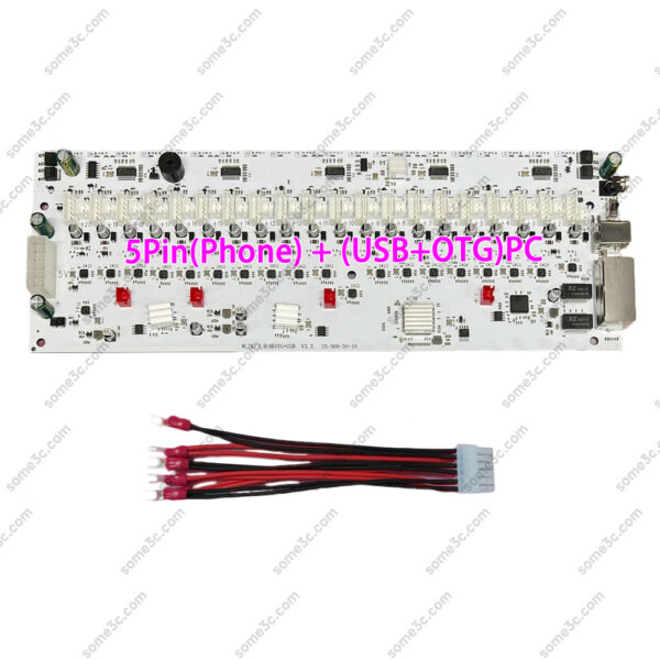 Mobile Phone Group Control Equipment Motherboard Ethernet / WIFI Connection Independent Switch Fan Adjustable Supports USB / OTG - Image 12