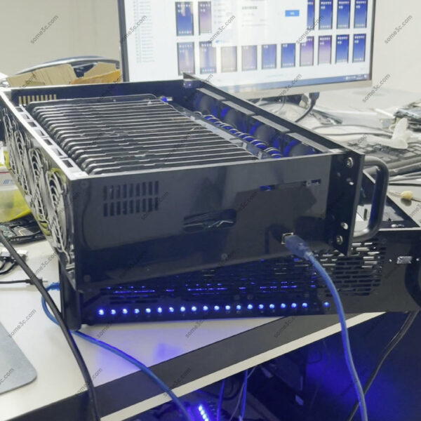 Acrylic 20 Smartphone Chassis farm Mobile Phone Group Control Box Motherboard USB Connection - Image 9