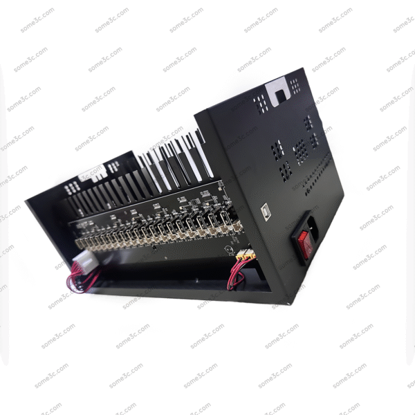 Mobile phone Farm Chassis 20 Box Phone farm Accessories Telephone Motherboard Empty Box Android Smartphone Chassis Group Control Matrix USB Connection independent ports - Image 4