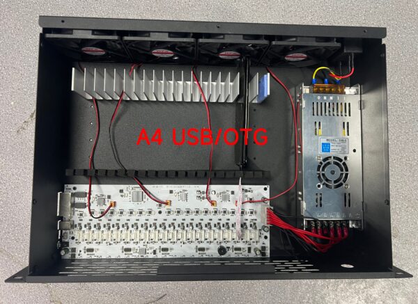 2U Server Rack Phone Case 20 Mobile Phone motherboard SmartPhone Chassis Group Control Ethernet LAN USB OTG Connection  Box Phone Farm Matrix - Image 9