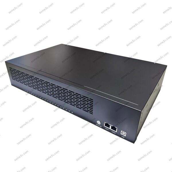 2U Server Rack Empty Box Mobile Phone Chassis 20 Cellphone Motherboard Shell Group Control Ethernet LAN USB OTG Connection Android Phone Box - Image 5