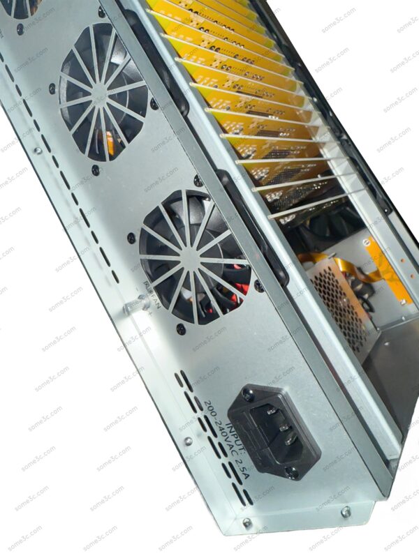 8 Cooling Fans 2U Server rack Mobile Phone Chassis 20 Cellphone Motherboard Shell Group Control Ethernet LAN USB OTG Connection Box Phone Farm - Image 6