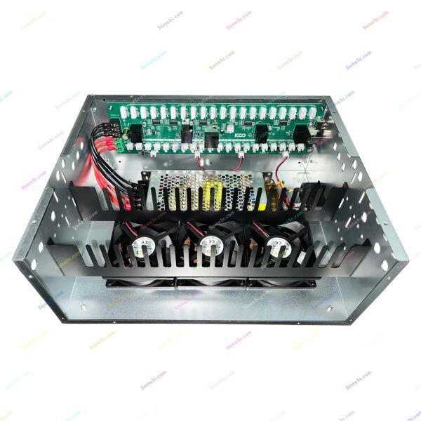 Empty Box Phone Farm 20 Mobile Phone motherboard Smartphone Chassis Android Group Control Matrix USB Connection independent ports - Image 9