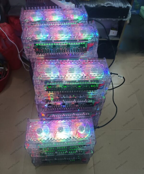 Acrylic RGB Mobile phone 20 USB Ports Charger HUB Chassis farm SmartPhone Group Control USB Connection Farming Accessories - Image 9