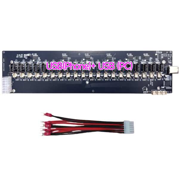 Mobile Phone Group Control Equipment Motherboard Ethernet / WIFI Connection Independent Switch Fan Adjustable Supports USB / OTG - Image 20